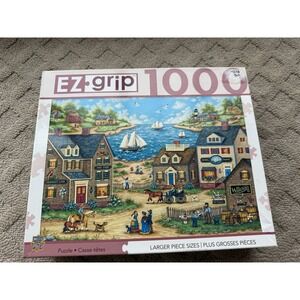 Master Pieces E Z Grip 1000 Piece Puzzle - Mr. Wiggens Whirligigs -Larger Pieces